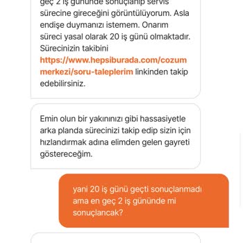 Hepsiburada Da Olmayan Servis/destek!