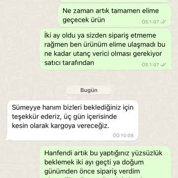 LESEQUENCE İki Aydır Oyalanan Müşteri: Ne Ürün Var Ne İade