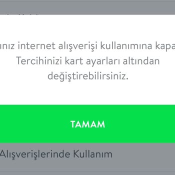 TEB İnternet Alışveriş Engeli