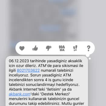Akbank ATM Para Yatırma Sorunu Ve Bilgilendirme Eksikliği