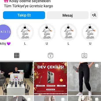 Lulu Butik (Instagram: lulugiyimstore) Çekiliş Yalanları