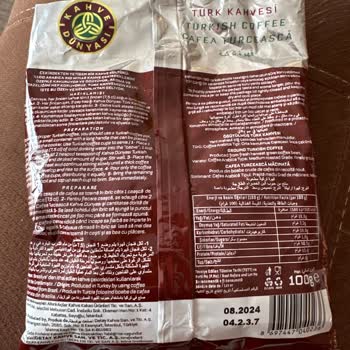 Kahve Dünyası Bayat Köpüksüz Kahve