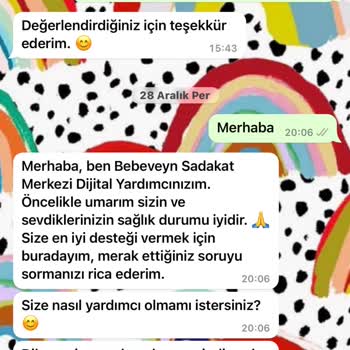 Ebebek Canlı Destek Sorumsuzluğu