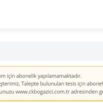 Boğaziçi Elektrik - BEDAŞ Elektrik Aboneliği Alamıyorum...