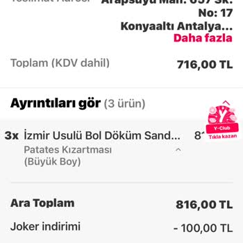 Yemeksepeti İndirim Beklerken Fiyat Karmaşası