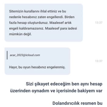 7Slots Çift Hesap Bahanesiyle Ödeme Engeli!