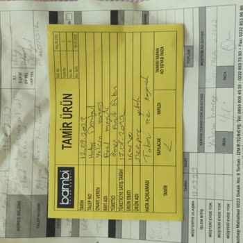 Bambi Yatak Servis Şikayet Sorun Giderilmedi