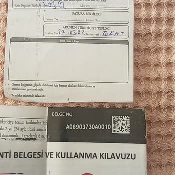 Ergun Y**** Varta Akü Şikayet.