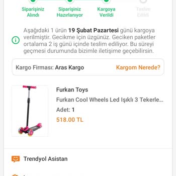 Trendyol Kayıp Kargo Ve Ürün Ücret İadesi Arasındaki Fiyat Farkı