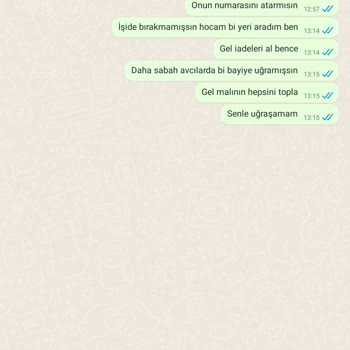Sütaş Ürün İade Almamak İçin Yalan Söylemek Ve Markanın Prestijini Düşürmek