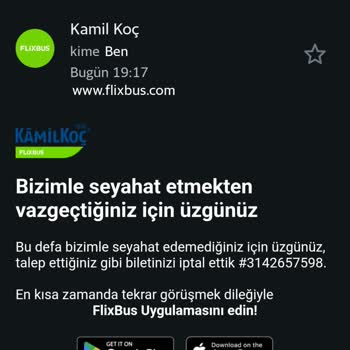 Fahrtstornierung ohne klare Kommunikation bei Kamil Koç