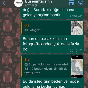 Bu Senin Tarzınn (instagram) Satıcı Mağduriyetimi Gidermiyor