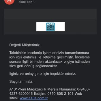 A101 Eksik Ürün Ve İade Sürecinde Yaşanan Mağduriyet