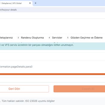 VFS Global Fransa Vize Başvurusu