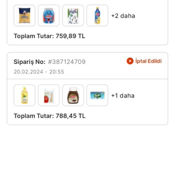 Migros Dan İndirimli Ürün Sipariş Etmeyin. Ederseniz İptal Ediliyor.