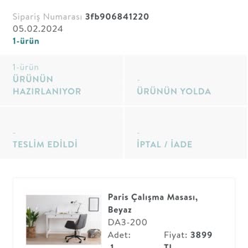 Vivense Ürün Teslimat Sorunu