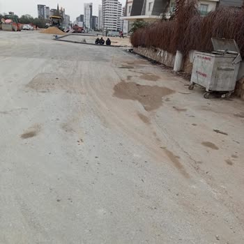 Mersin Büyükşehir Belediyesi 2.Çevre Yolu İnşaatında Yapılan Denetimsiz Yol Yapım Çalışması