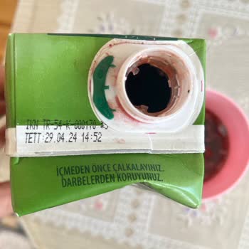 İçim Meyve Suyu Çürük Meyve Parçaları Var