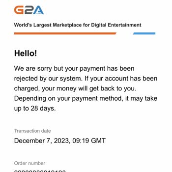 G2A Blocks Account After iTunes Purchase