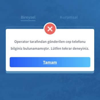 Halkbank Operatör Bilgisi Bulunamadı Hatası Alıyorum
