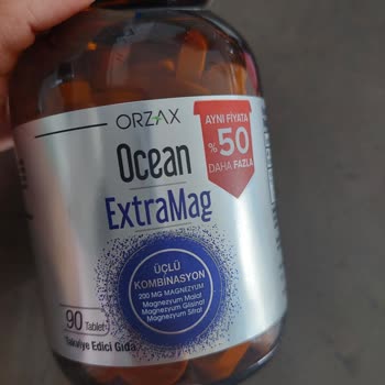 Orzax İlaç Ocean Extramag Yeni Aldığım Şişenin İçindeki İlaç Kırılmış ...