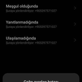 Turkcell Çağrım Başka Numaraya İletiliyor