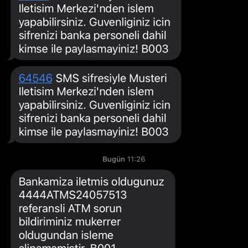 Ziraat ATM Paramı Yuttu Param Hesabıma Gelmiyor