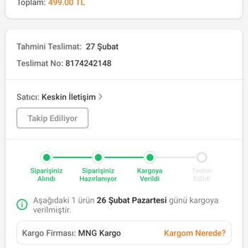 Trendyol Teslimat Ve İade Süreci Problemi