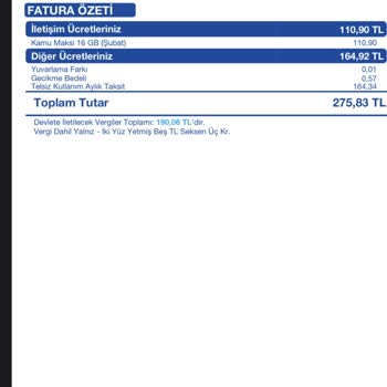 Turkcell Yıllık Vergi Kesintisi
