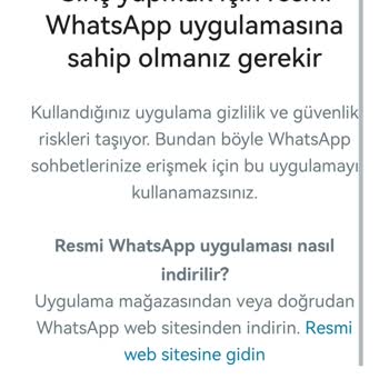 WhatsApp Hesabım Kapandı