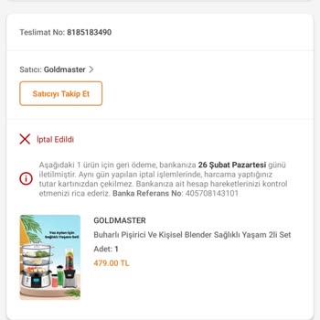 Goldmaster Gönderilmeyen Ürün Daha Sonra Zamlı Satışa Çıkartmak