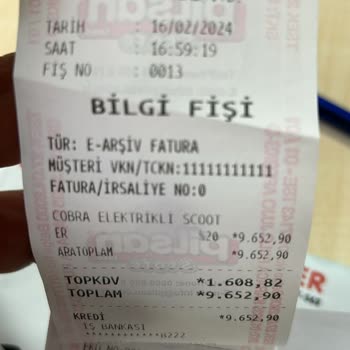 Çocuğumun Kaza Yaptığı Scooter İçin Pilsan'a Şikayet