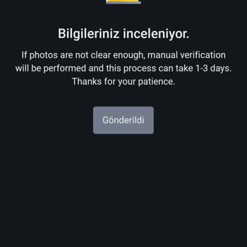 Binance TR Kimlik Doğrulama Sorunu