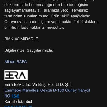 İtopya Bilgisayar Yanlış Ürün Gönderimi Ve Müşteri Memnuniyetsizliği