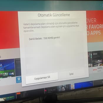 Samsung TV Hafıza Uygulama Sorunu