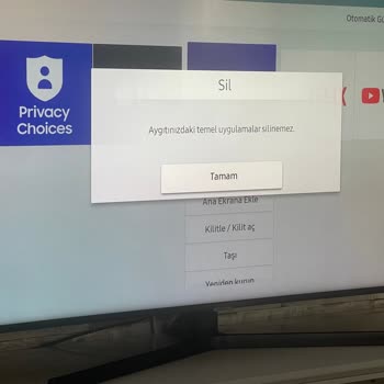 Samsung TV Hafıza Uygulama Sorunu