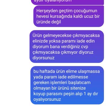 Mirakidss İnternet Mağazasında Ürün Gönderimi Ve İade Sorunları