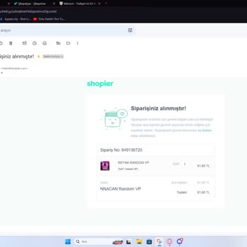 Shopier Random Vp Aldım Ve Gelmedi (otomatik Teslimat)