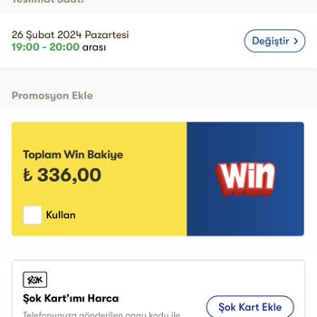 Şok Market Uygulamasında Bakiye Kullanımı Ve İade Sorunu