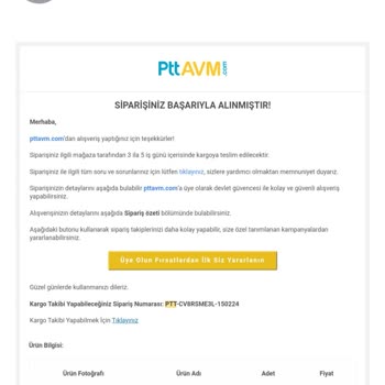 PttAVM Fazladan Kargo Ücreti