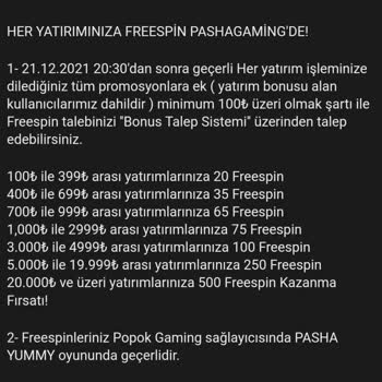 Pashagaming Hatalı İşlem Yapıldı