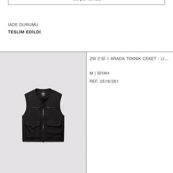 Zara İade Aldığı Ürünleri Almadım Diyor