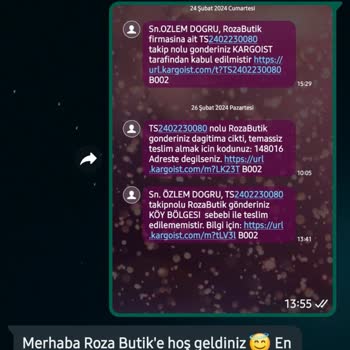 Roza Butik Online Alışverişte Kargo Ve İletişim Fiaskosu