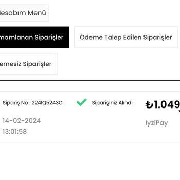 Ate Wear Siparişimi Kargoya Vermemekte Israrcı Gibiler Ve İlgi 0 İlgilenen Yok