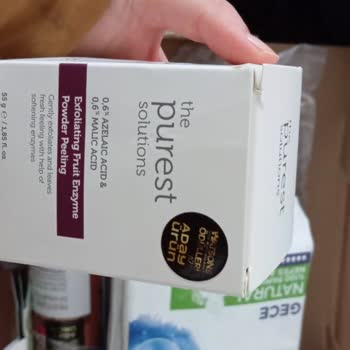 Watsons Sürpriz Kutumdan Çıkan The Purest Enzim Peeling Ürünüm Açık Geldi!