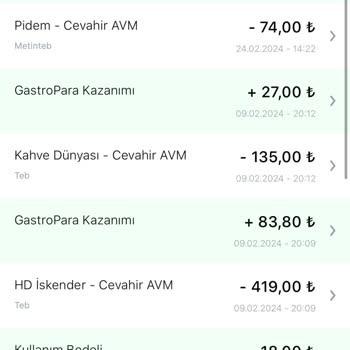 Gastropay Bakiye Yüklenmemesi Hakkında