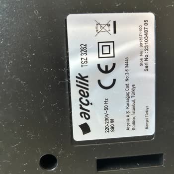 Arçelik Süpürgem 6 Ay İçerisinde Bozuldu Ve Garantiye Girmediği Söylendi.