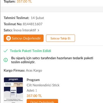 Aras Kargo Kayıp Olan Kargom