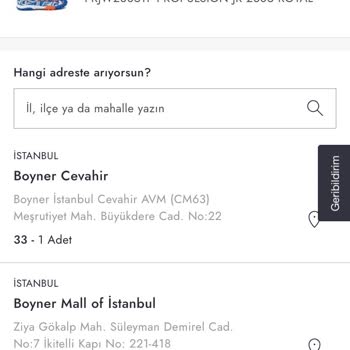 Boyner Mağaza Stokları Yanıltıcı Ve Zaman Kaybettiriyor