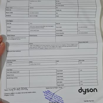Dyson Sorun Bir Türlü Çözülemedi